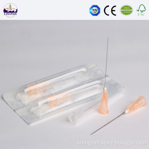 25G gauge types of syringes and needles